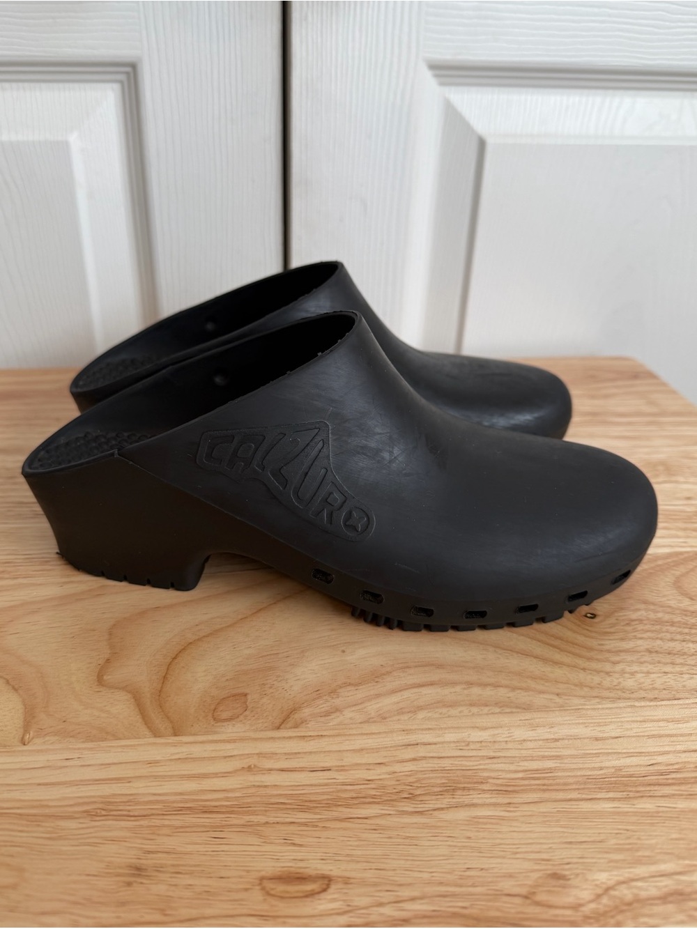 Calzuro Black Professional Clogs | Made in Italy | EU 37–38 | Slip Resistant